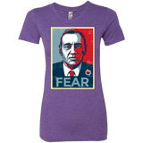 T-Shirts Purple Rush / Small fear Women's Triblend T-Shirt