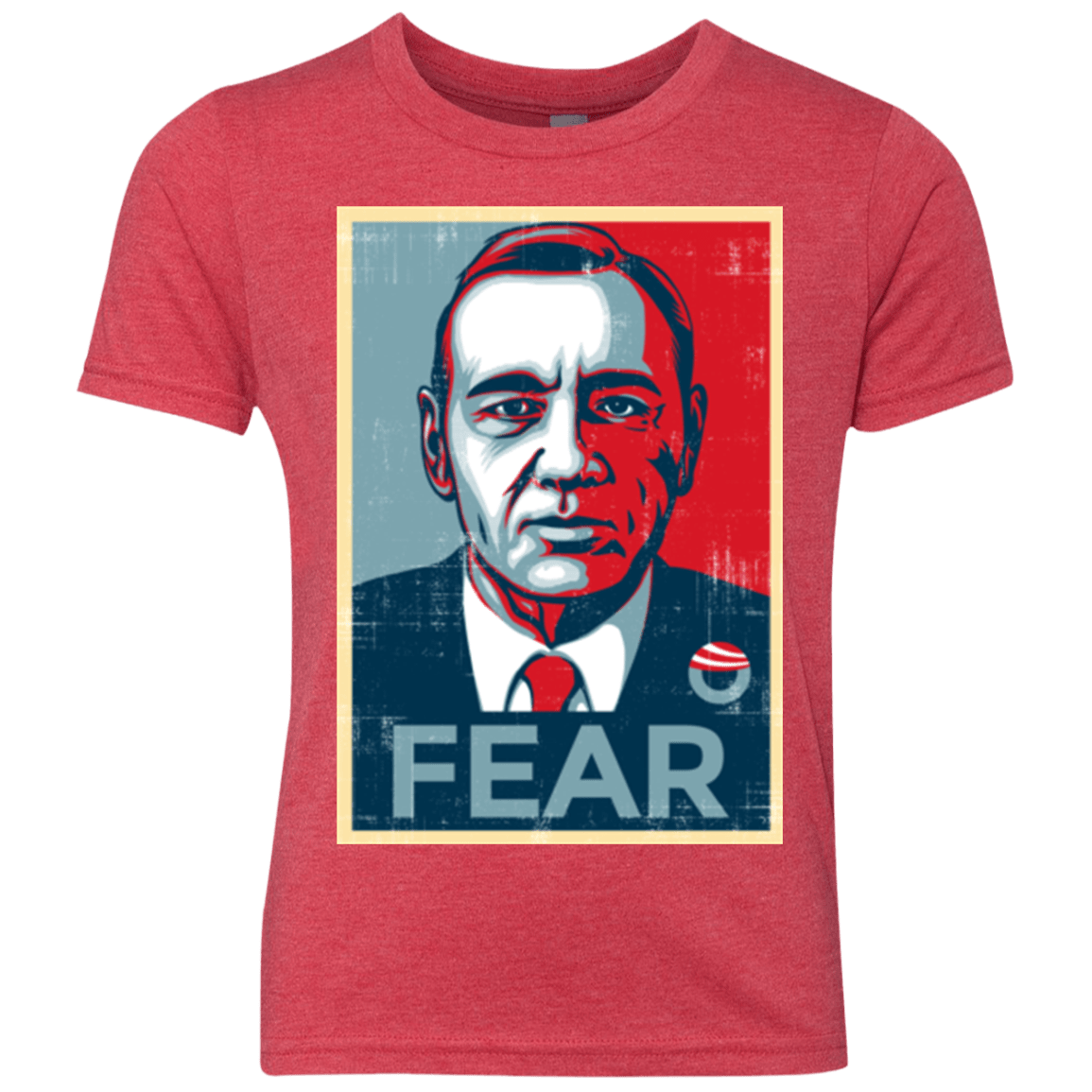 T-Shirts Vintage Red / YXS fear Youth Triblend T-Shirt