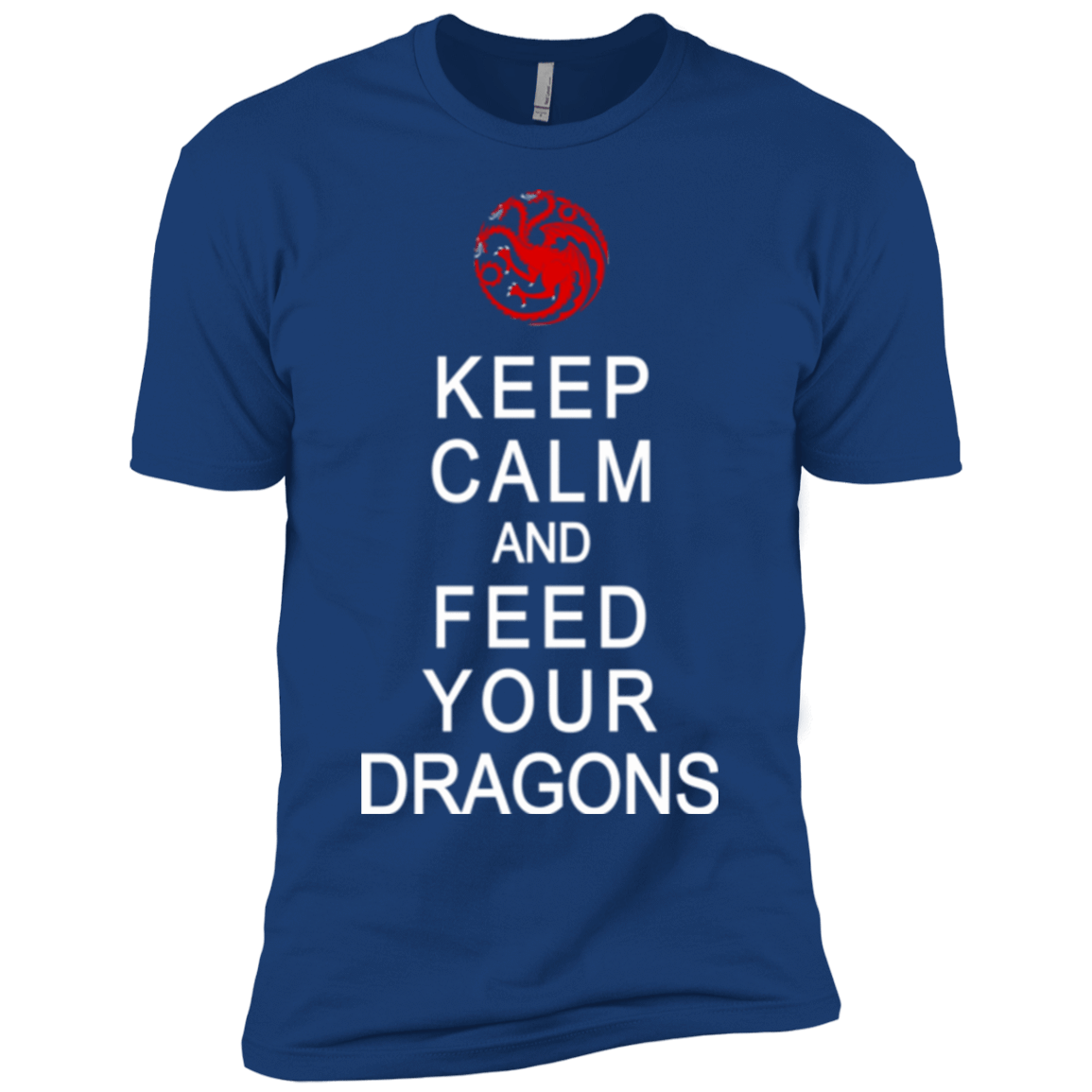 T-Shirts Royal / YXS Feed dragons Boys Premium T-Shirt