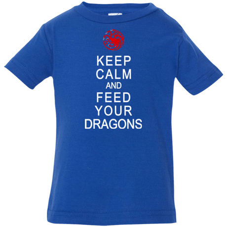 T-Shirts Royal / 6 Months Feed dragons Infant Premium T-Shirt