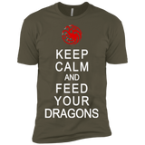 T-Shirts Military Green / X-Small Feed dragons Men's Premium T-Shirt