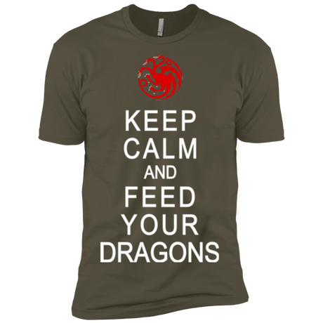 T-Shirts Military Green / X-Small Feed dragons Men's Premium T-Shirt
