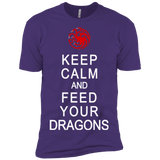 T-Shirts Purple / X-Small Feed dragons Men's Premium T-Shirt