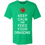 T-Shirts Envy / Small Feed dragons Men's Triblend T-Shirt