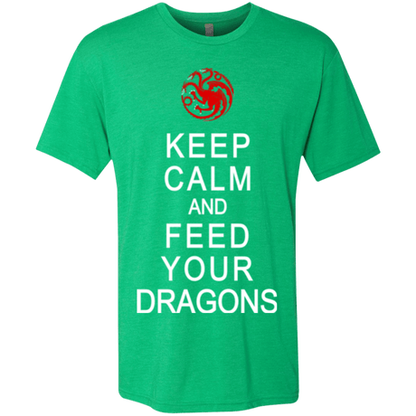 T-Shirts Envy / Small Feed dragons Men's Triblend T-Shirt