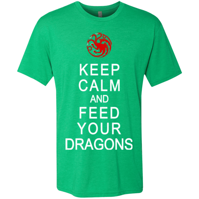 T-Shirts Envy / Small Feed dragons Men's Triblend T-Shirt