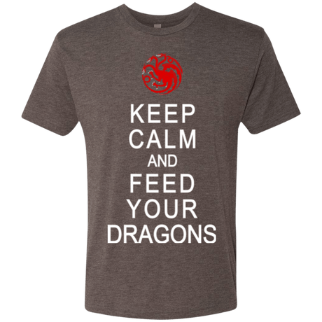T-Shirts Macchiato / Small Feed dragons Men's Triblend T-Shirt