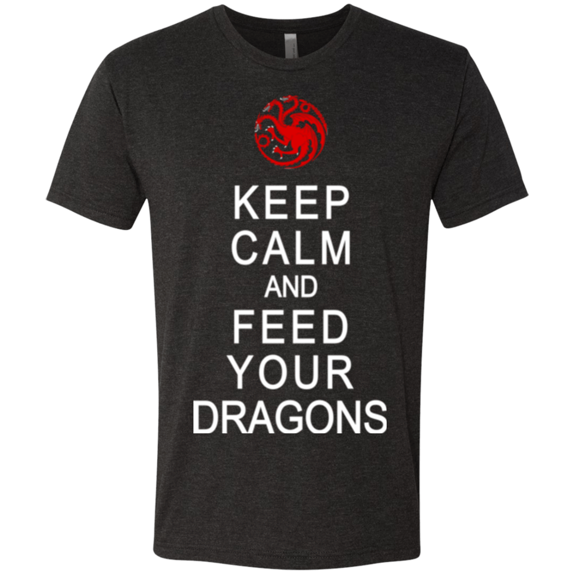 T-Shirts Vintage Black / Small Feed dragons Men's Triblend T-Shirt