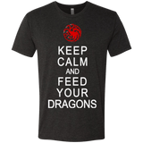 T-Shirts Vintage Black / Small Feed dragons Men's Triblend T-Shirt