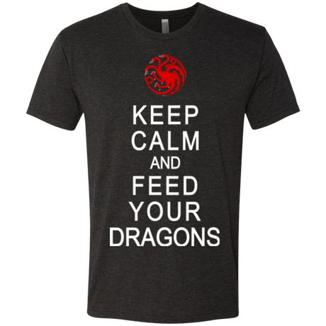 T-Shirts Vintage Black / Small Feed dragons Men's Triblend T-Shirt