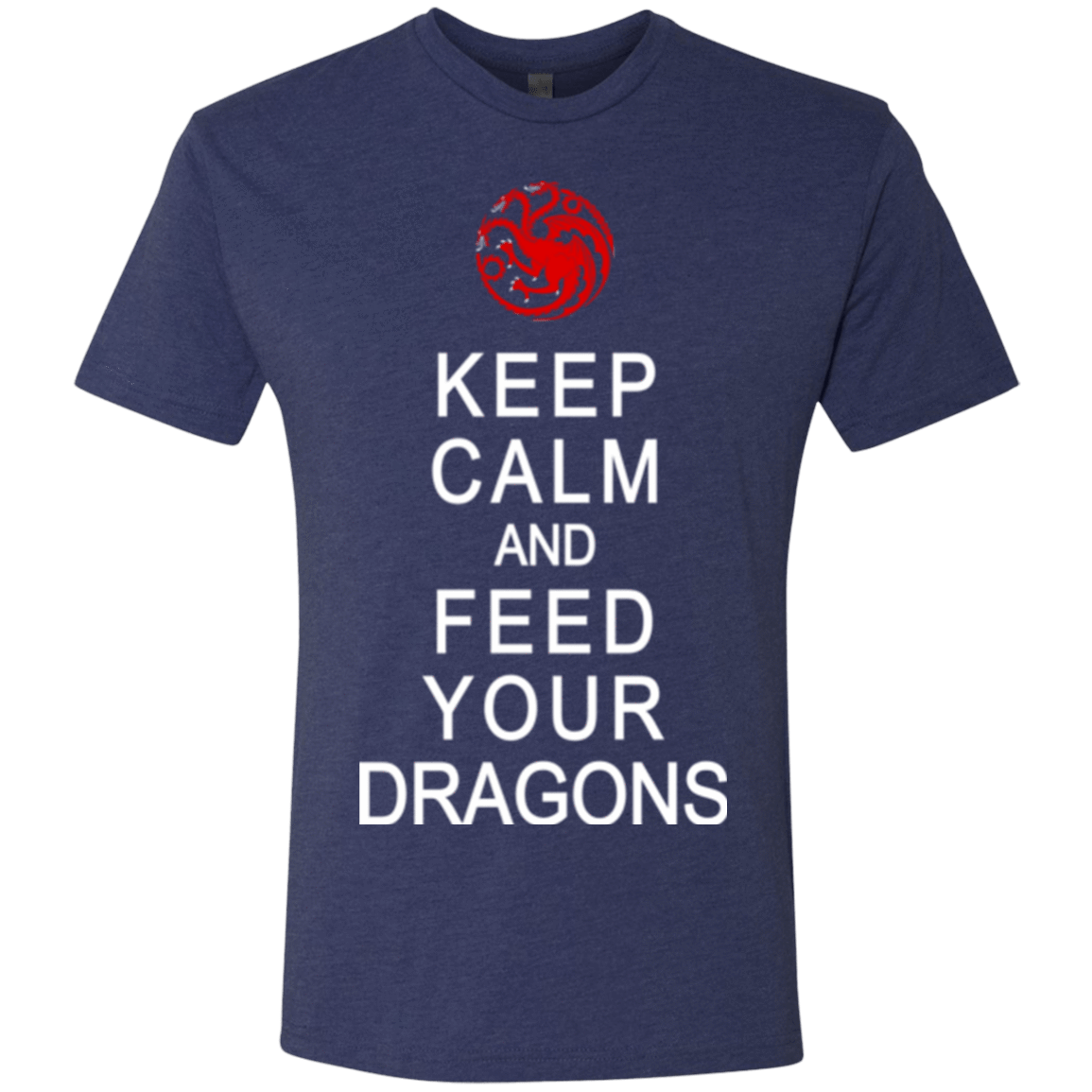 T-Shirts Vintage Navy / Small Feed dragons Men's Triblend T-Shirt