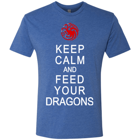 T-Shirts Vintage Royal / Small Feed dragons Men's Triblend T-Shirt