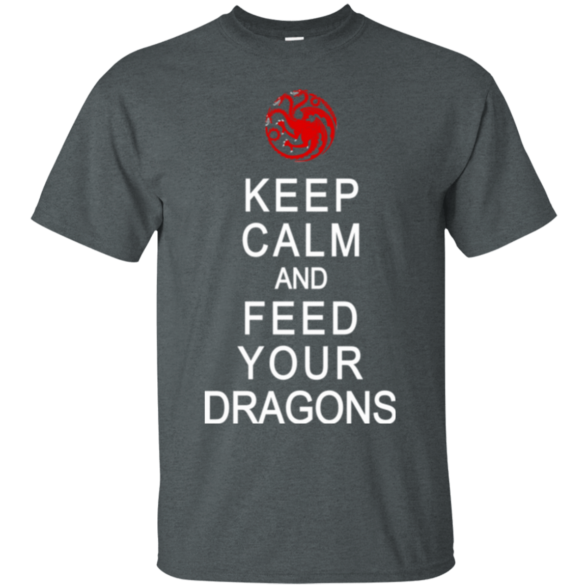 T-Shirts Dark Heather / Small Feed dragons T-Shirt