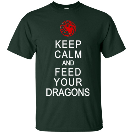 T-Shirts Forest Green / Small Feed dragons T-Shirt