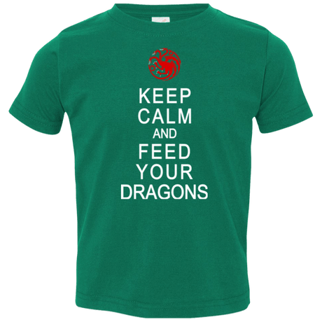 T-Shirts Kelly / 2T Feed dragons Toddler Premium T-Shirt