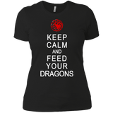 T-Shirts Black / X-Small Feed dragons Women's Premium T-Shirt