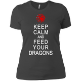 T-Shirts Heavy Metal / X-Small Feed dragons Women's Premium T-Shirt
