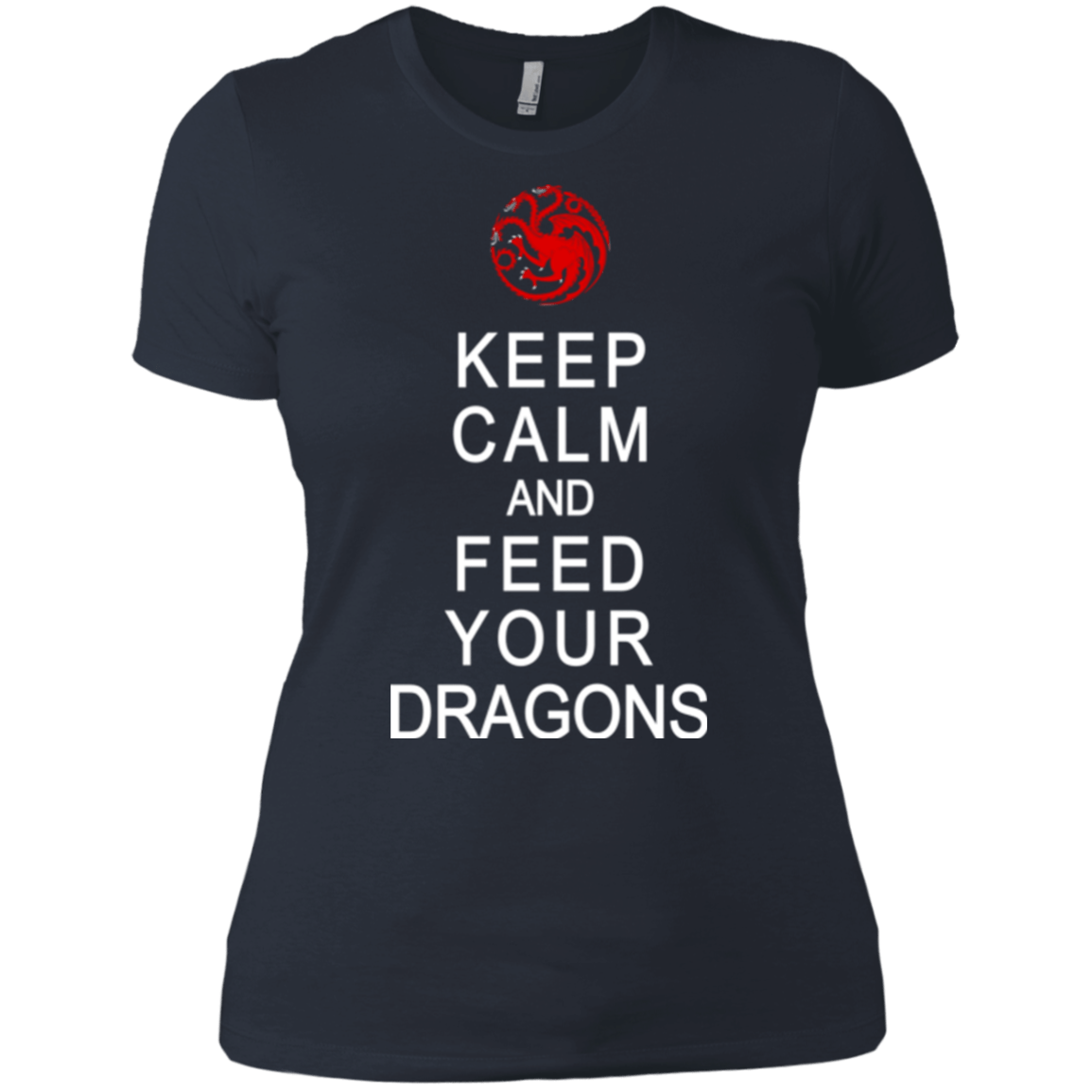 T-Shirts Indigo / X-Small Feed dragons Women's Premium T-Shirt