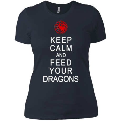T-Shirts Indigo / X-Small Feed dragons Women's Premium T-Shirt