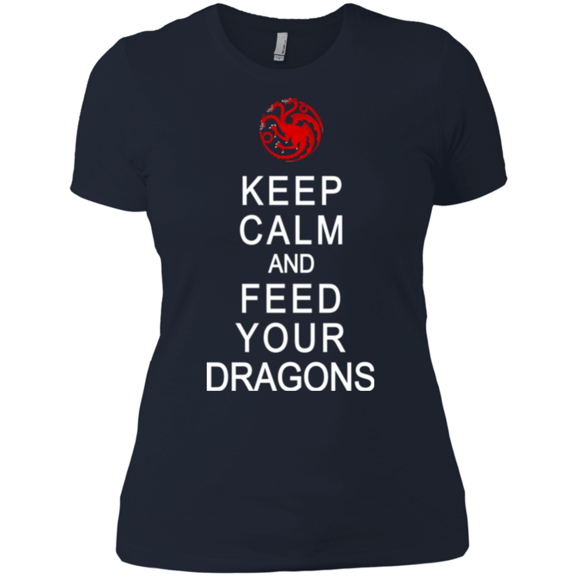 T-Shirts Midnight Navy / X-Small Feed dragons Women's Premium T-Shirt