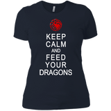 T-Shirts Midnight Navy / X-Small Feed dragons Women's Premium T-Shirt