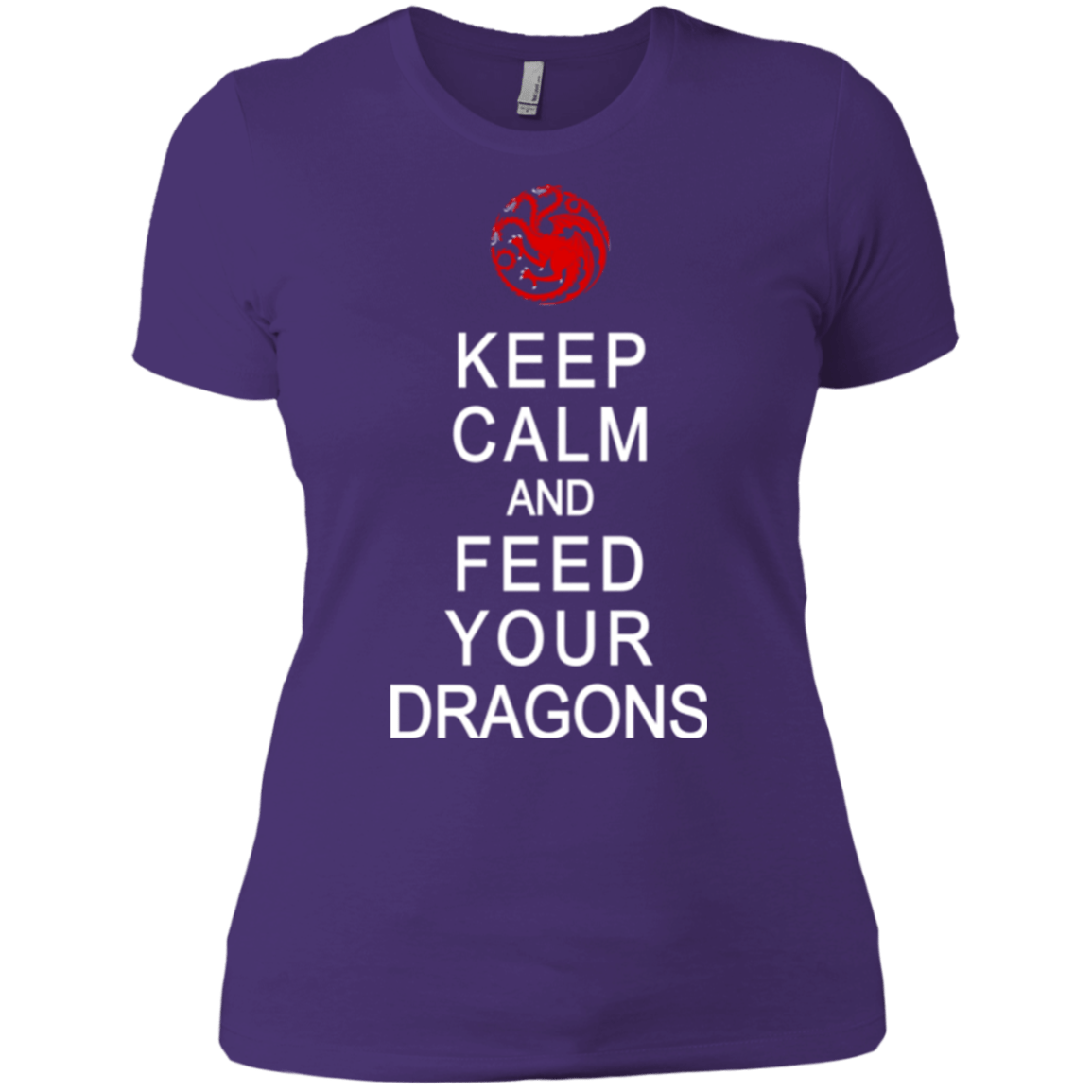 T-Shirts Purple / X-Small Feed dragons Women's Premium T-Shirt