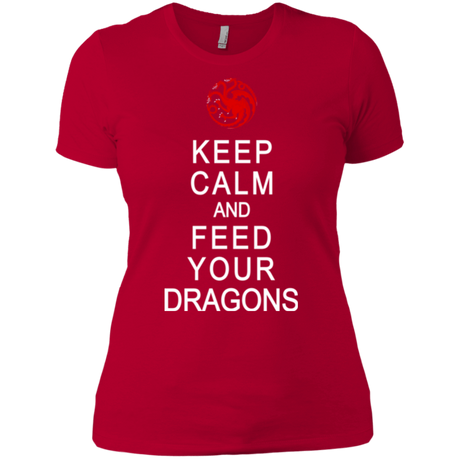 T-Shirts Red / X-Small Feed dragons Women's Premium T-Shirt