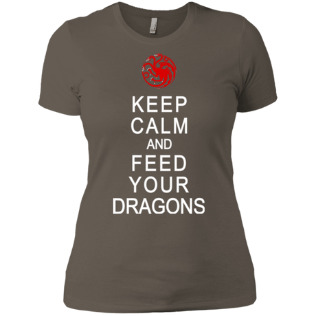 T-Shirts Warm Grey / X-Small Feed dragons Women's Premium T-Shirt