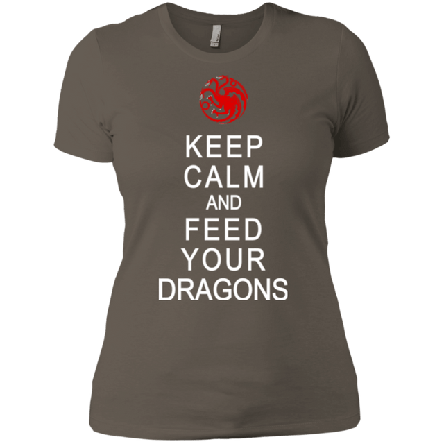 T-Shirts Warm Grey / X-Small Feed dragons Women's Premium T-Shirt