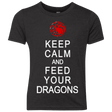 T-Shirts Vintage Black / YXS Feed dragons Youth Triblend T-Shirt