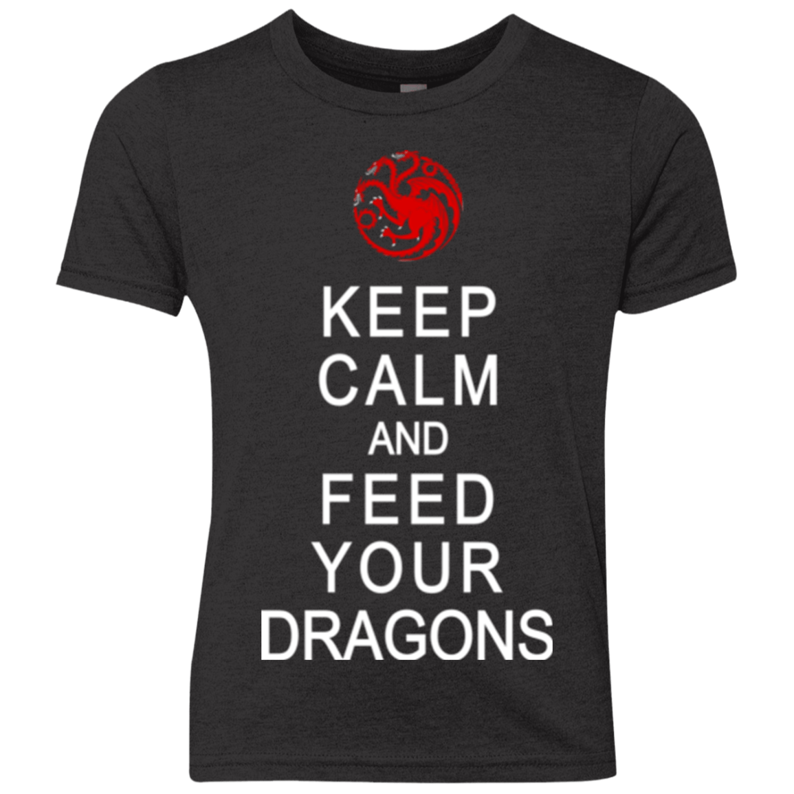 T-Shirts Vintage Black / YXS Feed dragons Youth Triblend T-Shirt