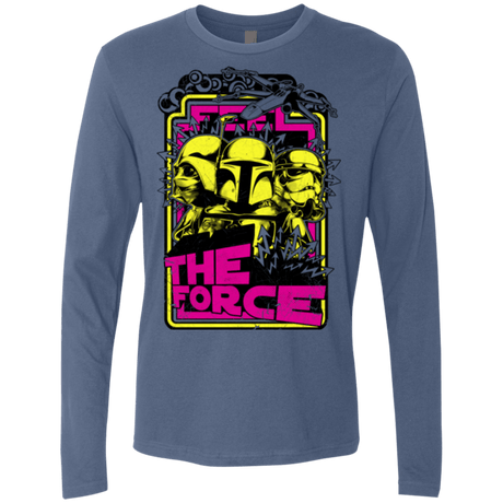 T-Shirts Indigo / Small Feel The Force Men's Premium Long Sleeve