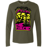 T-Shirts Military Green / Small Feel The Force Men's Premium Long Sleeve