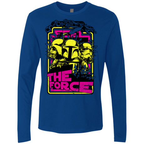 T-Shirts Royal / Small Feel The Force Men's Premium Long Sleeve