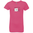 T-Shirts Hot Pink / YXS Feline Flip Girls Premium T-Shirt