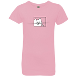 T-Shirts Light Pink / YXS Feline Flip Girls Premium T-Shirt
