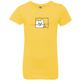 T-Shirts Vibrant Yellow / YXS Feline Flip Girls Premium T-Shirt