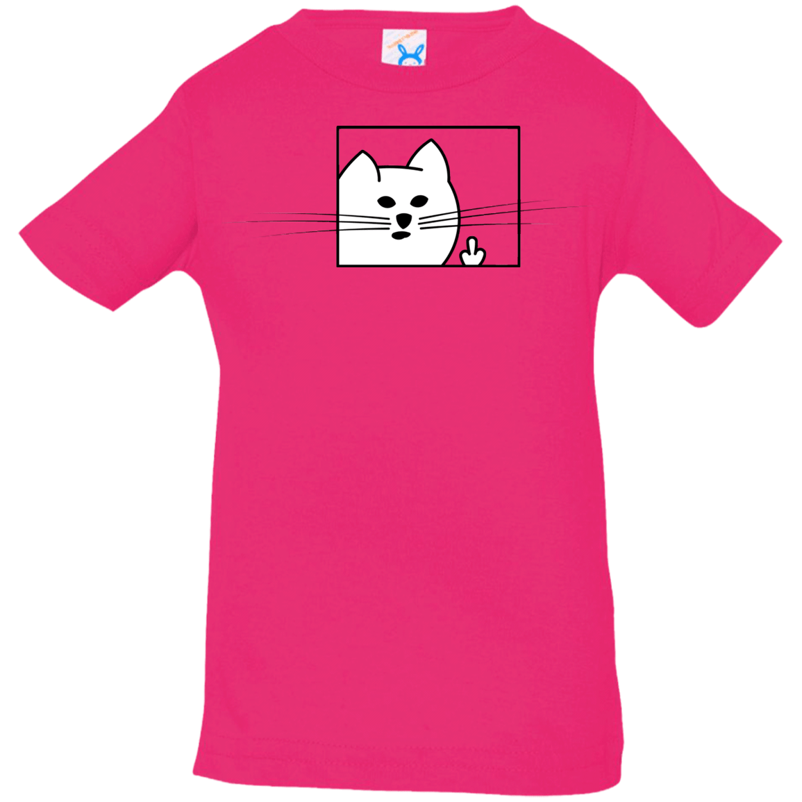 T-Shirts Hot Pink / 6 Months Feline Flip Infant Premium T-Shirt