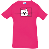 T-Shirts Hot Pink / 6 Months Feline Flip Infant Premium T-Shirt