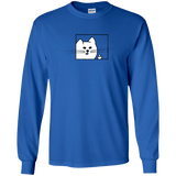 T-Shirts Royal / S Feline Flip Men's Long Sleeve T-Shirt