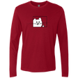 T-Shirts Cardinal / S Feline Flip Men's Premium Long Sleeve