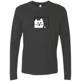 T-Shirts Heavy Metal / S Feline Flip Men's Premium Long Sleeve