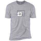 T-Shirts Heather Grey / X-Small Feline Flip Men's Premium T-Shirt
