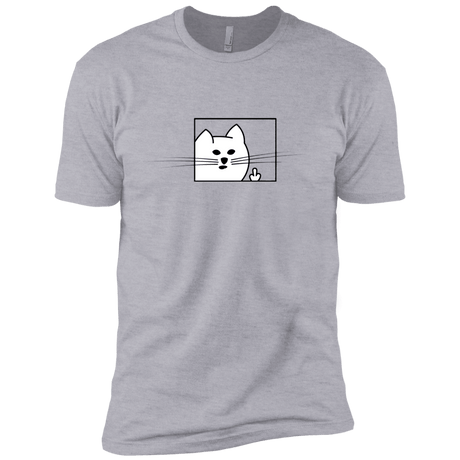 T-Shirts Heather Grey / X-Small Feline Flip Men's Premium T-Shirt