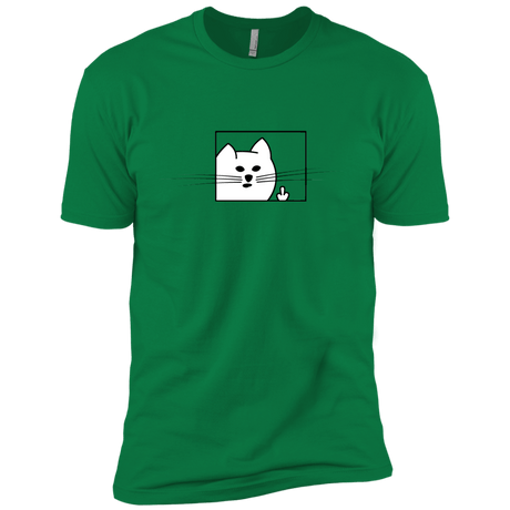 T-Shirts Kelly Green / X-Small Feline Flip Men's Premium T-Shirt
