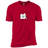 T-Shirts Red / X-Small Feline Flip Men's Premium T-Shirt