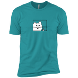 T-Shirts Tahiti Blue / X-Small Feline Flip Men's Premium T-Shirt