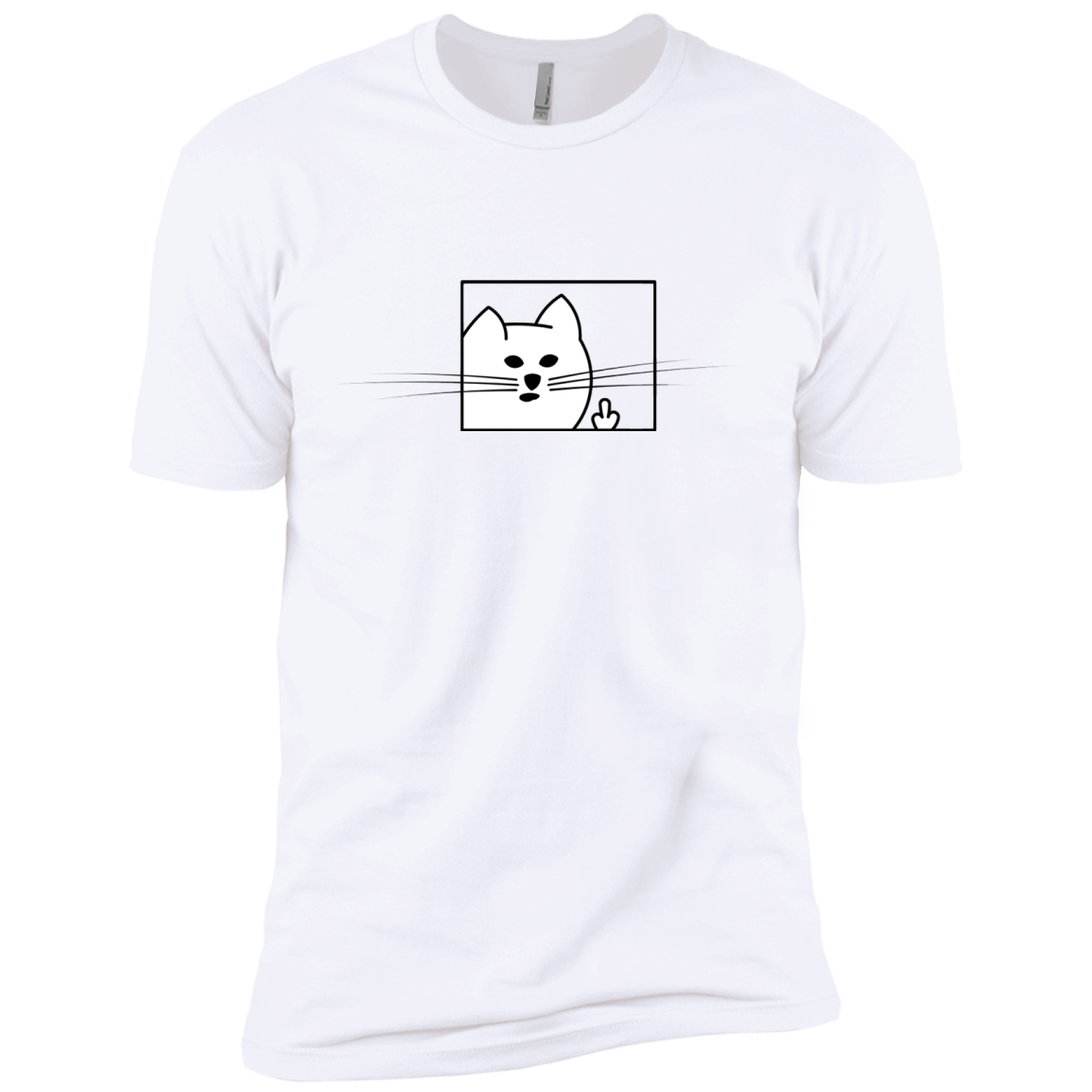 T-Shirts White / X-Small Feline Flip Men's Premium T-Shirt
