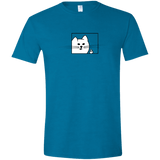 T-Shirts Antique Sapphire / S Feline Flip Men's Semi-Fitted Softstyle
