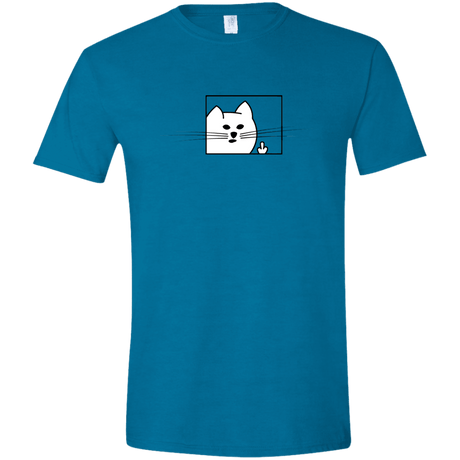T-Shirts Antique Sapphire / S Feline Flip Men's Semi-Fitted Softstyle